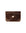 Leather Card Holder in Distressed Brown Leather on a White Background