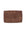 Italian Brown Leather Card Holder White Background
