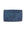 Italian Blue Leather Card Holder White Background