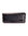 Black leather sunglasses case on a white background