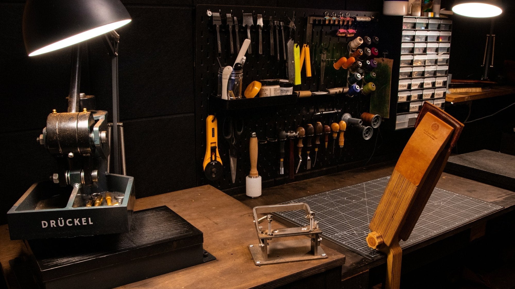 Wide View of a Leather Workshop