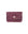 Leather Card Holder in Italian Purple Leather on a White Background