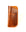 Distressed Tan Leather Glasses Case on White Background