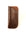 Distressed Brown Leather Glasses Case on White Background
