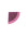 Purple leather bookmark with stitching on a white background
