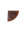 Brown leather bookmark on a white background