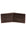 open distressed black leather bifold wallet on white background