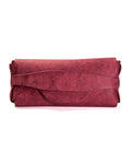 Burgundy Sunglasses case on a white background